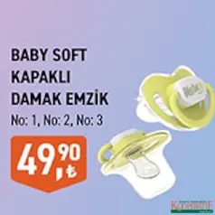 BABY SOFT KAPAKLI DAMAK EMZİK BABY SOFT KAPAKLI DAMAK EMZİK